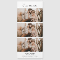 Magnetic Photo Strip Wedding Save The Date