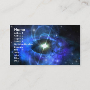MAGNETIC PULSE STAR BUSINESS CARD