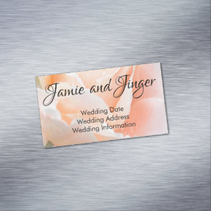 Magnetic Wedding Reminder Cards