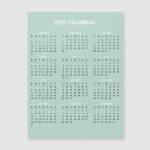 Magnétique Calendrier 2020 simple mais élégant   Carte magnét