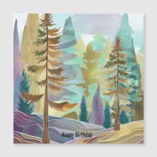 Magnétique Carte d'anniversaire pour les hommes