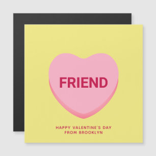 Magnétique Carte de la Saint-Valentin cœur de conversation ja