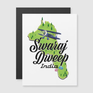 Magnétique Carte de l'Inde de Swaraj Dweep