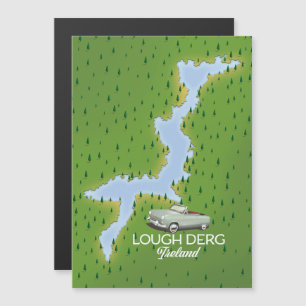 Magnétique Carte de Lough Derg Irlande