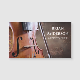 Magnétique Carte de visite aimantée pour professeur de musiqu