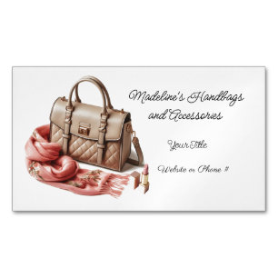 Magnétique Carte de visite d'accessoire de sac à main de créa