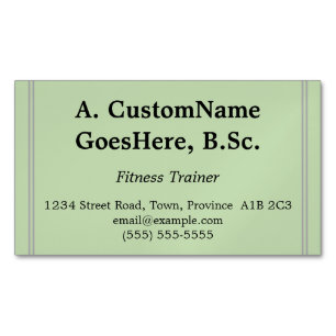 Magnétique Carte de visite de formation professionnelle