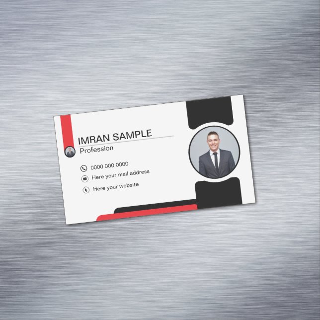 Magnétique Carte de visite de retouche photo (In Situ)