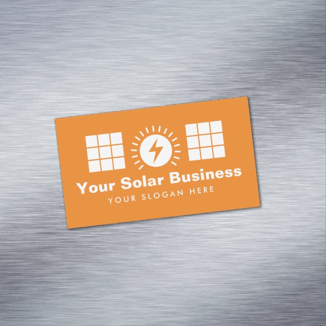 Magnétique Carte de visite d'installation du panneau d'alimen (In Situ)