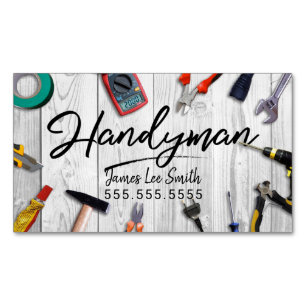 Magnétique Carte de visite Handyman Services