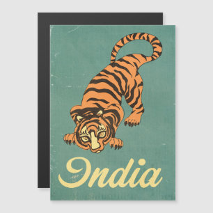 Magnétique Carte de voyage illustrée de l'Inde