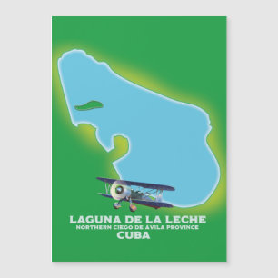 Magnétique Carte du lac Laguna de la Leche Cuba