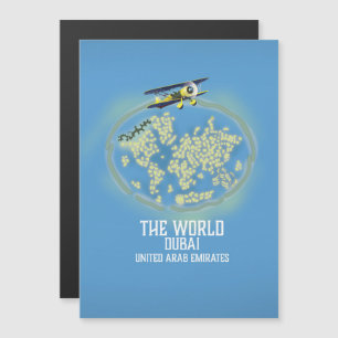 Magnétique Carte du monde Dubaï Émirats arabes unis