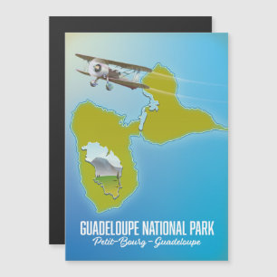 Magnétique carte du Parc national de Guadeloupe