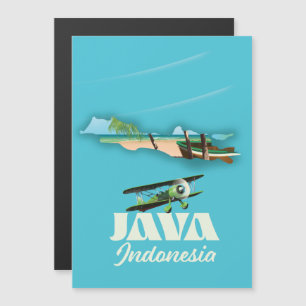 Magnétique Carte Java indonesia