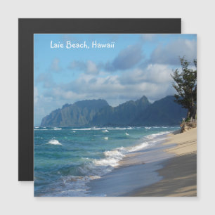 Magnétique Carte Laie Beach Hawaii