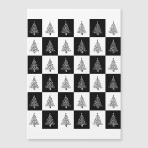 Magnétique Chirstmas Tree Chess Carte de vacances