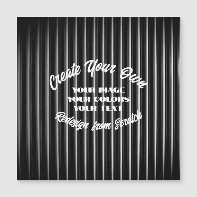 Magnétique Créer votre propre carte (Devant)