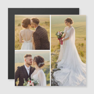 Magnétique Créez votre propre 3 photo Collage carte magnétiqu