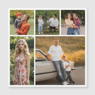 Magnétique Créez votre propre 5 photo Collage carte magnétiqu