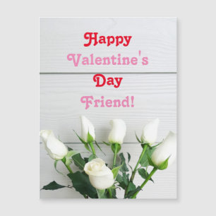 Magnétique La Saint-Valentin pour la carte de voeux magnétiqu