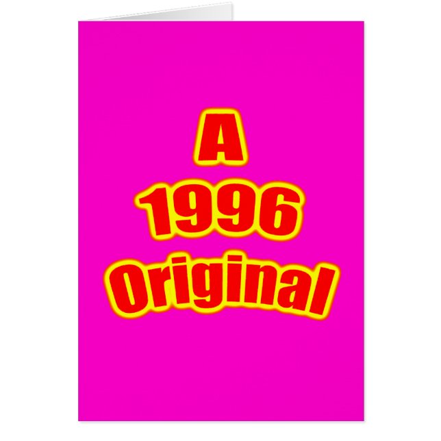 Magnétique original du rouge 1996 (Devant)