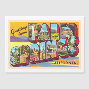 Magnétique Palm Springs California CA Grande Lettre carte pos