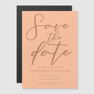 Magnétique Pêche minimaliste été Enregistrer la date carte ma