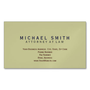 Magnétique Procureur à la loi Carte de visite minimal