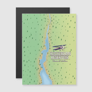 Magnétique Réservoir de Kuchurhan Ukraine & Moldavie Carte