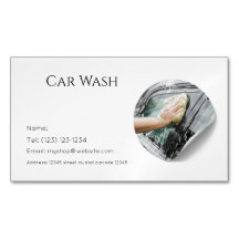 services de lavage de voiture carte de visite modi