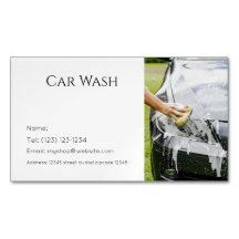 services de lavage de voiture carte de visite modi