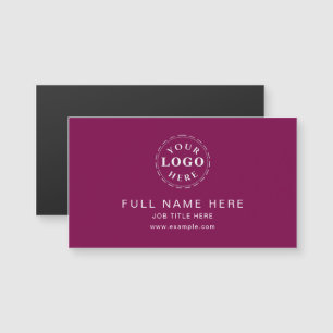 Magnétique Vin solide Design propre Carte de visite magnétiqu