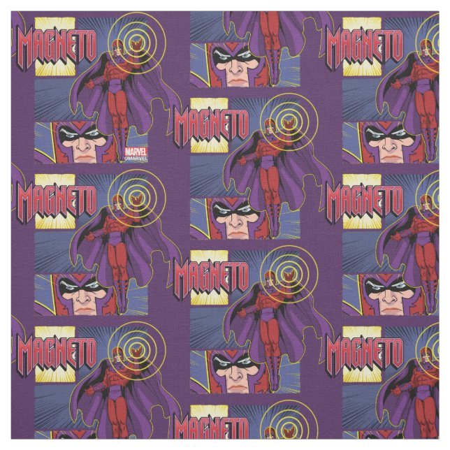 Magneto Character Panel Graphic Fabric (Swatch)