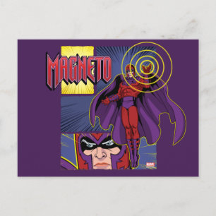 Magneto Character Panel Graphic Postcard