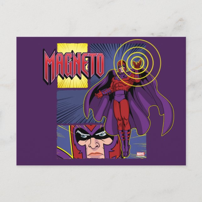 Magneto Character Panel Graphic Postcard (Front)