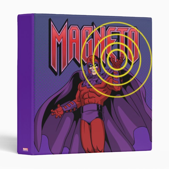 Magneto Character Pose Binder (Front/Spine)