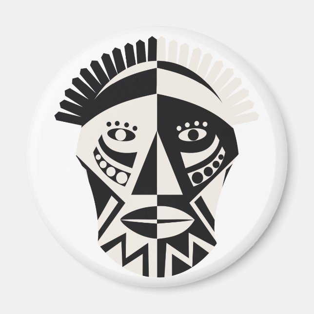 Magnets africains du masque (Devant)