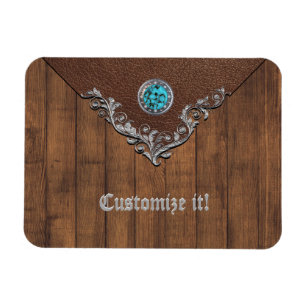 Magnets Cartes de visite Designer Western (Flat)