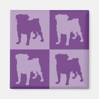 Magnets de Carlins violets