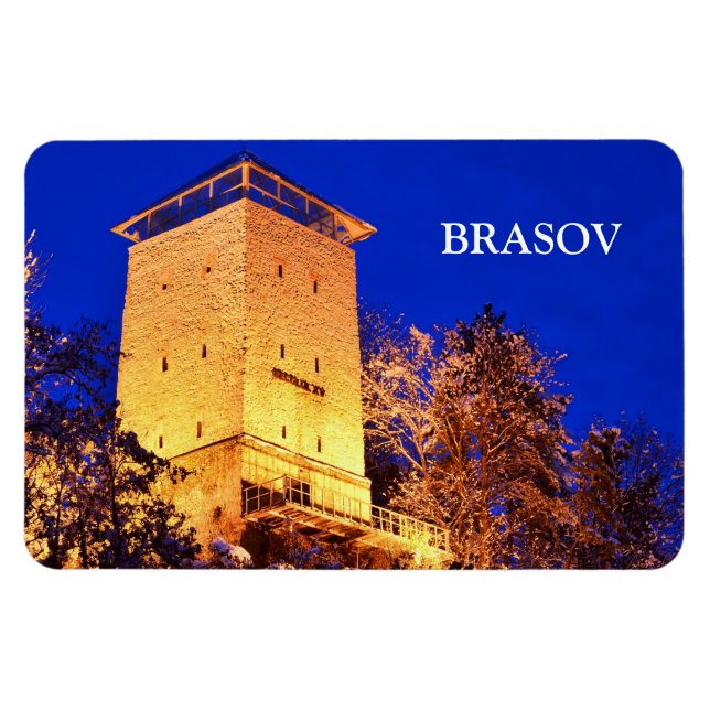 Magnets de la tour Noire Brasov (Horizontal)
