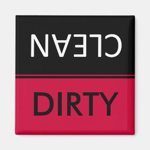 Magnets de lave-vaisselle sale