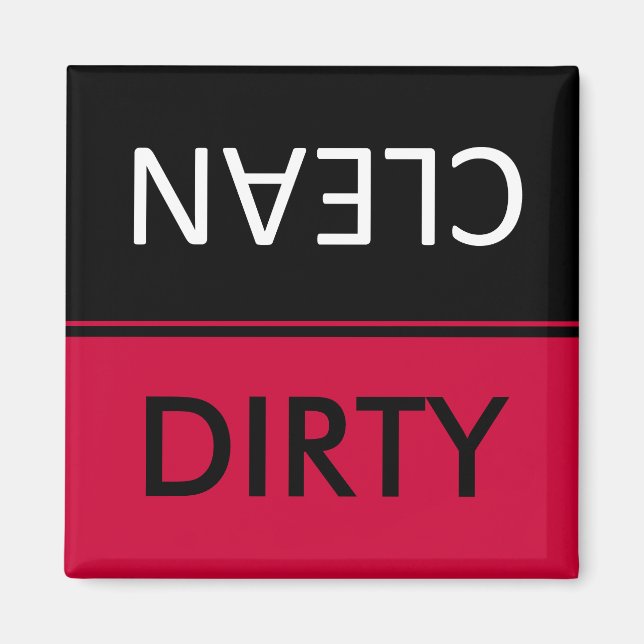 Magnets de lave-vaisselle sale (Devant)