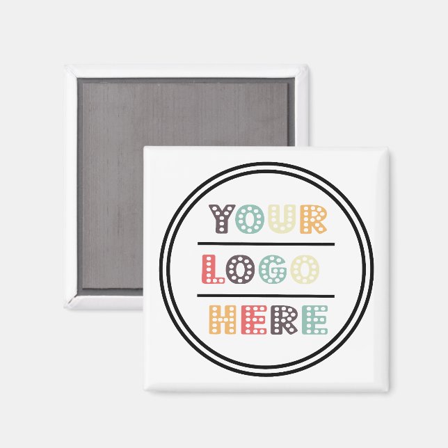 Magnets de logo personnalisés pour le marketing d' (Recto/Verso)