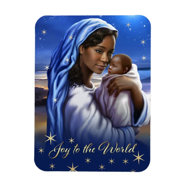 Magnets de Noël afro-américains de Madonna (Vertical)