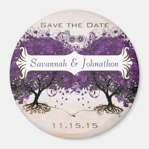 Magnets de sauvegarde d'arbre de coeur simplement