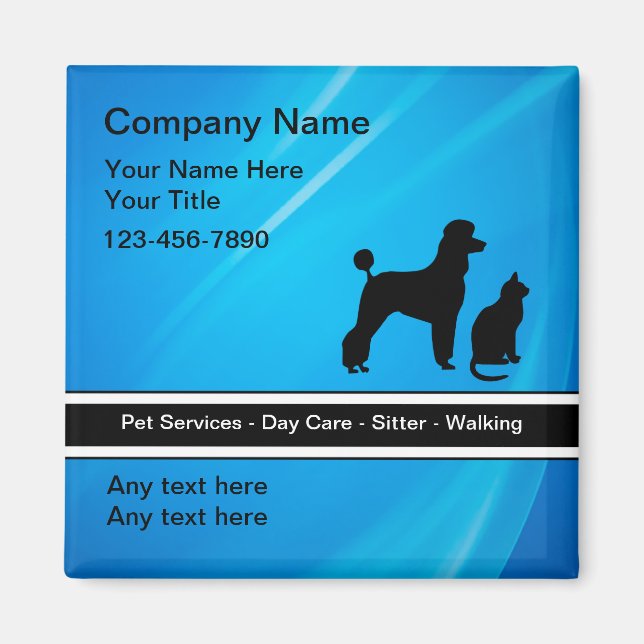 Magnets de service pour animaux (Devant)