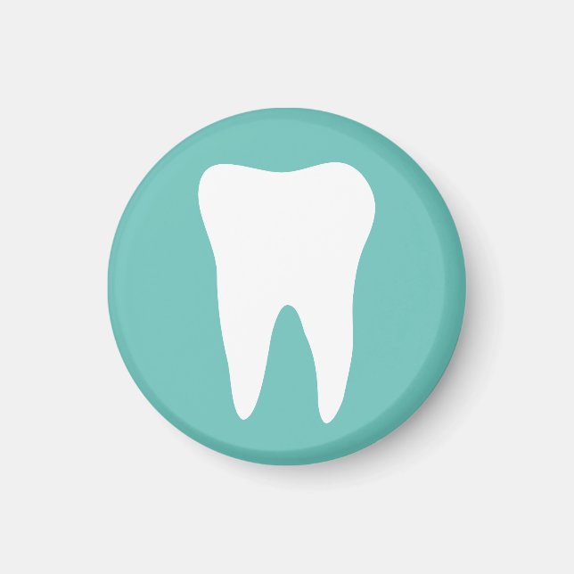 Magnets dentaires personnalisés avec logo de dent  (Devant)