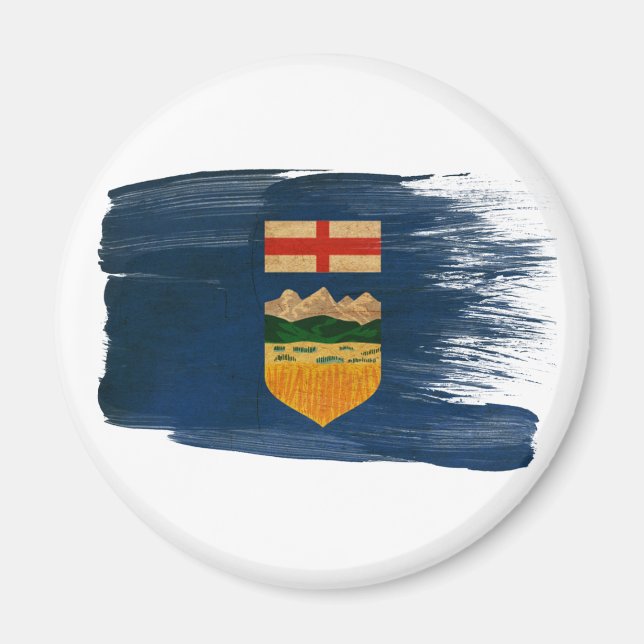 Magnets du drapeau de l'Alberta (Devant)