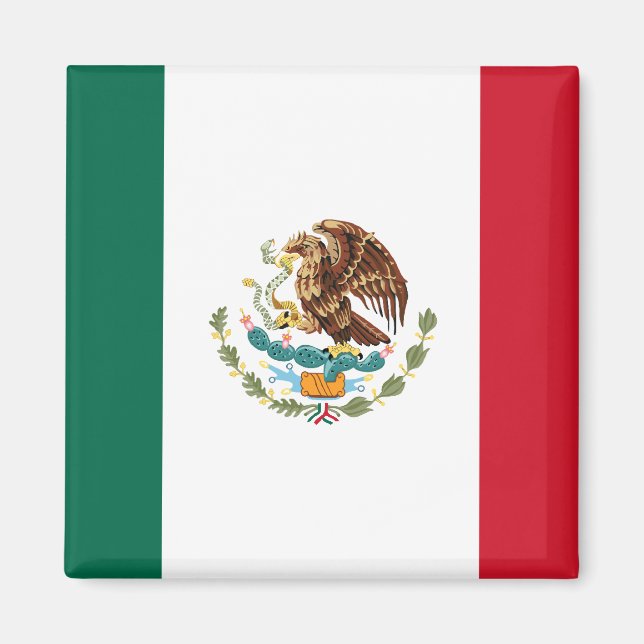 Magnets du drapeau mexicain (Devant)